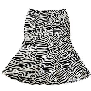 Charming Charlie 💯% Linen Panel Skirt Sz 12